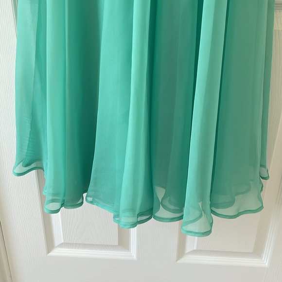 Teal & Gold Princess Jasmine Prom Dress - Picture 6 of 11